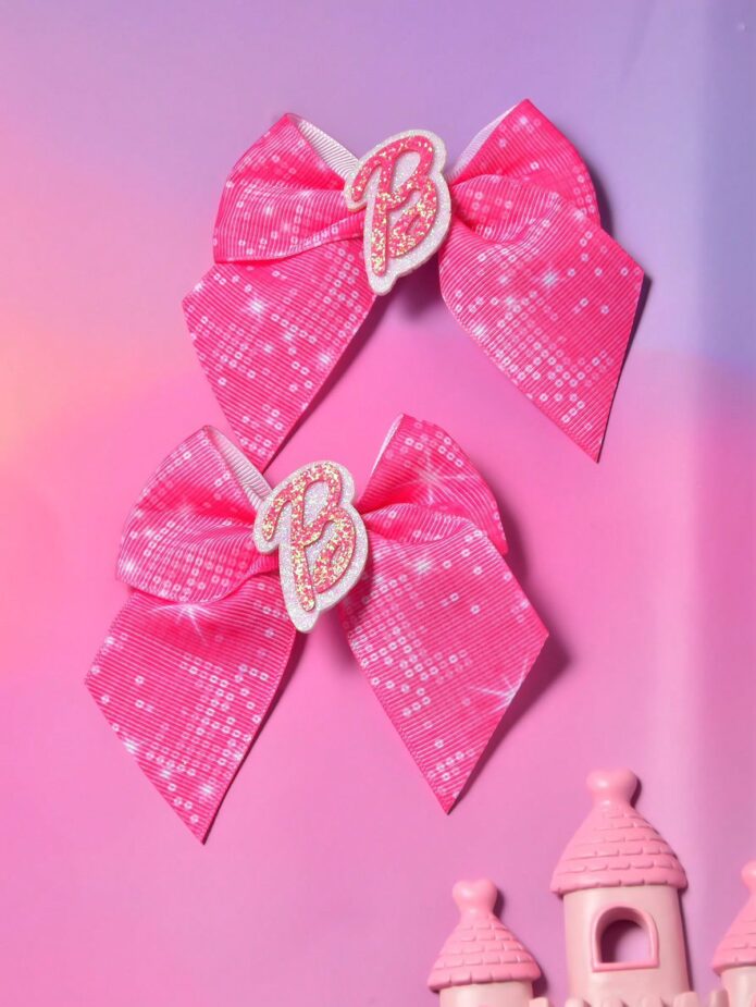Moño Barbie rosa
