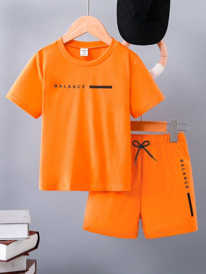 Conjunto balance naranja