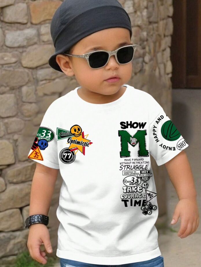 Camiseta manga corta estampado