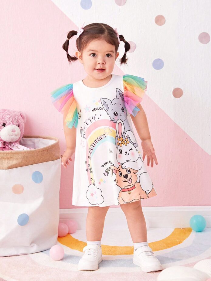 Vestido mangas arcoíris 🌈