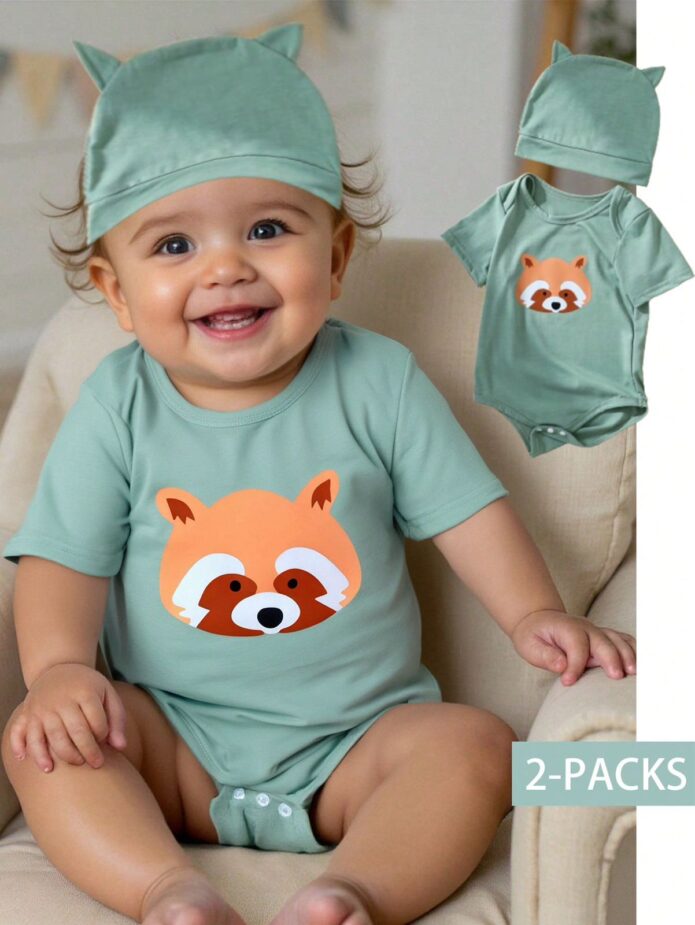 Mameluco estampado zorro