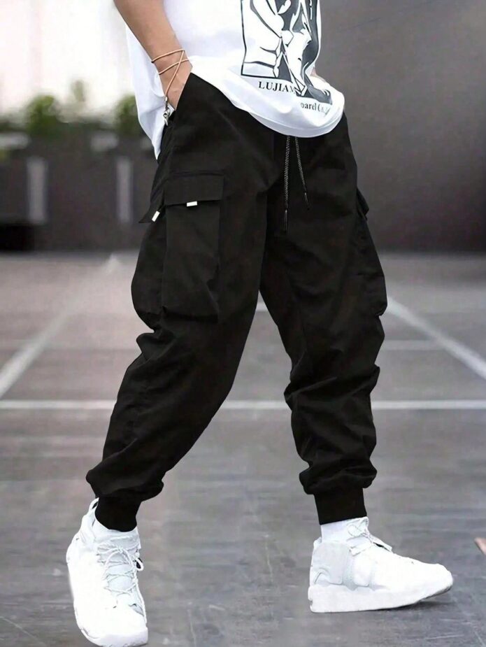 Jogger deportivo negro