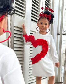 Blusón blanco corazón plisado