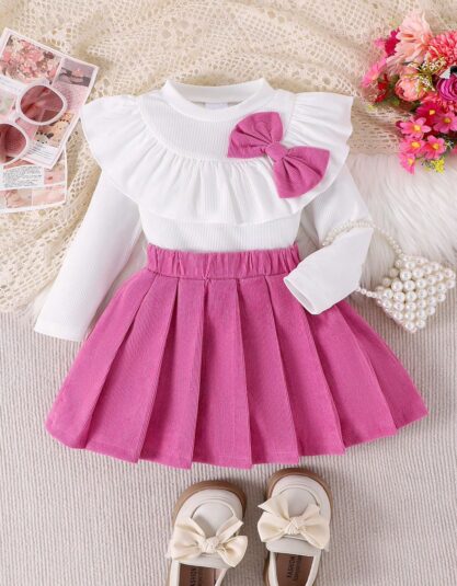 Falda tablones rosa pretty girl