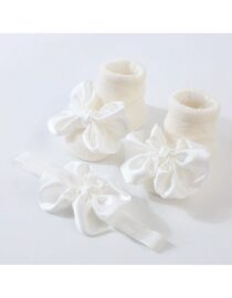 Calcetas y Diadema white sweet