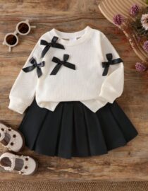 Conjunto bicolor falda y sueter