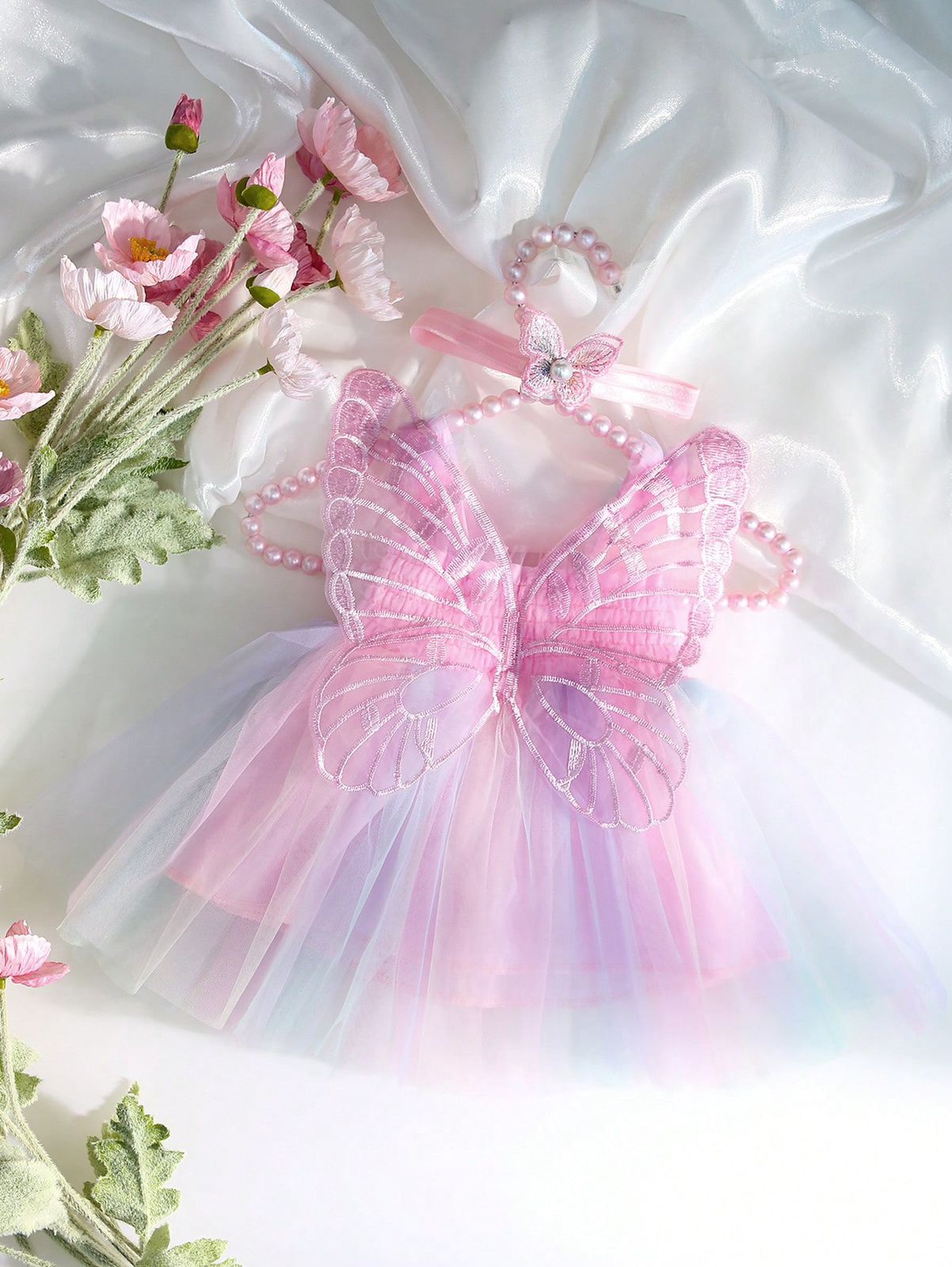 Vestido alas de mariposa